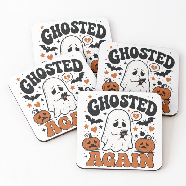 Item preview, Ghosted Again Sad Ghost Funny Dating Halloween designed and sold by Palette & Hue.