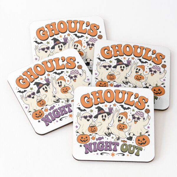 Item preview, Ghouls Night Out Cute Retro Ghosts Halloween Party designed and sold by Palette & Hue.