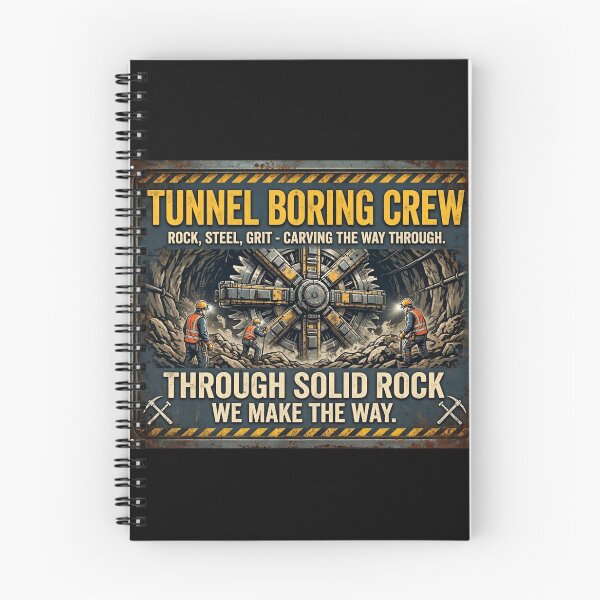 Item preview, Tunnel Boring Crew Rock Steel Grit Shirt designed and sold by StudioBilly3000.
