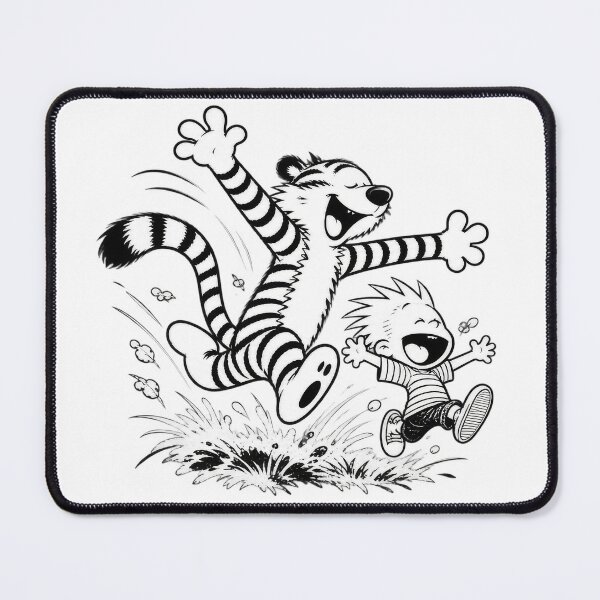 Item preview, Calvin y Hobbes saltando de alegría: una aventura infantil en blanco y negro. designed and sold by Abidel.
