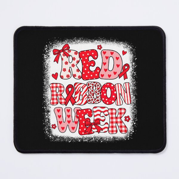 Item preview, Bow Coquette We Wear Red Red Ribbon Week Awareness designed and sold by khdmalakarak.