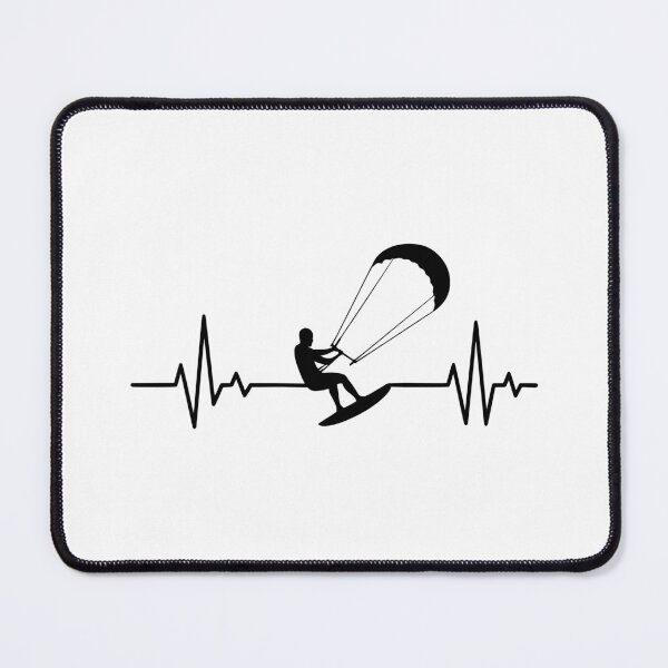 Item preview, kitesurfing heartbeat designed and sold by kiakuki.