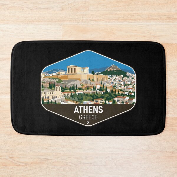 Item preview, Athens Greece Travel Souvenir designed and sold by RareDeerArt.
