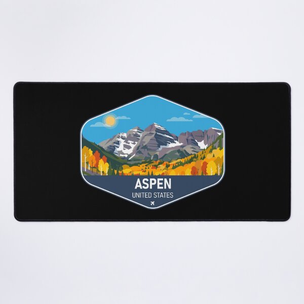Item preview, Aspen United States Travel Souvenir designed and sold by RareDeerArt.