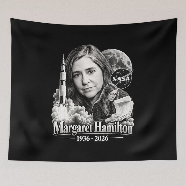 Aperçu de l'œuvre Hommage à Margaret Hamilton créée et vendue par DogWorldArt.