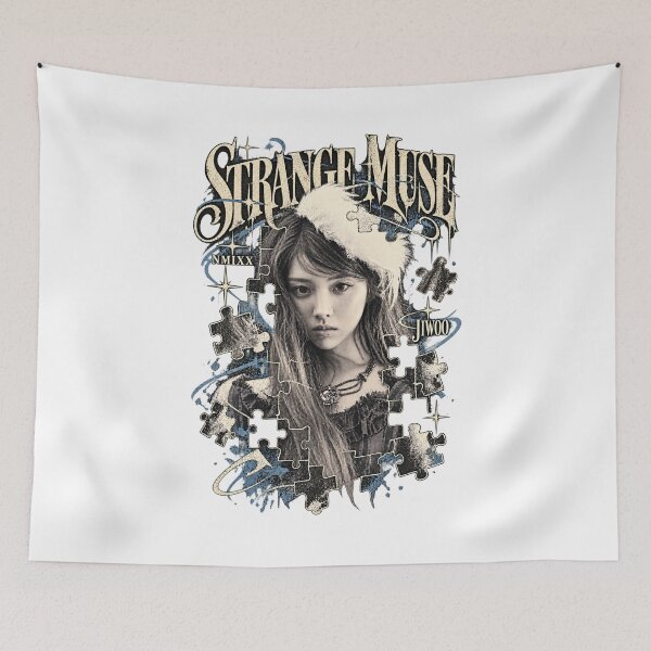 Item preview, Jiwoo NMIXX Strange Muse Grunge Era | Kpop Visual Art designed and sold by Valereekmerch.