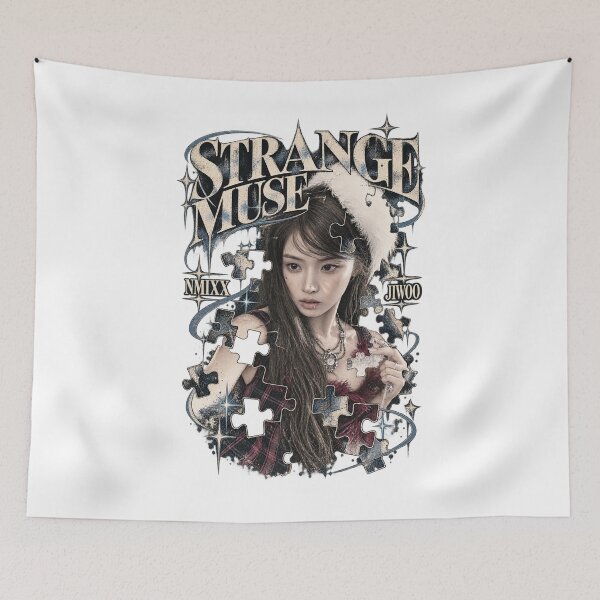 Item preview, NMIXX Jiwoo Strange Muse Puzzle Concept | For NSWER Fandom designed and sold by Valereekmerch.