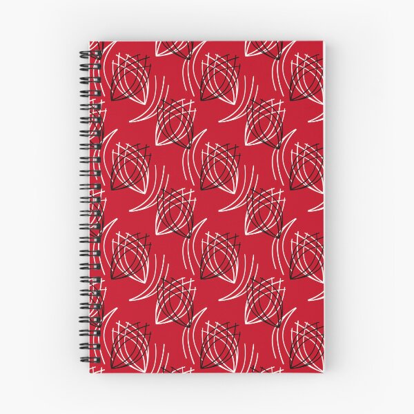 Item preview, Abstract lines pattern retro red designed and sold by fuzzyfox.