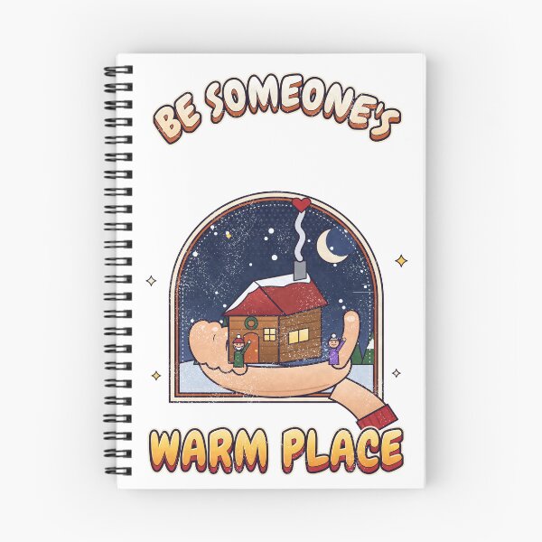 Item preview, Be Someone's Warm Place Giant Hand Tiny Cabin Cozy Kindness designed and sold by MiniSaga Shop.