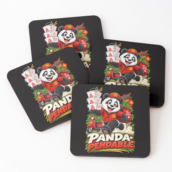 Item preview, Panda-pendable Funny Panda Food Cartoon designed and sold by takeitliterally.com.