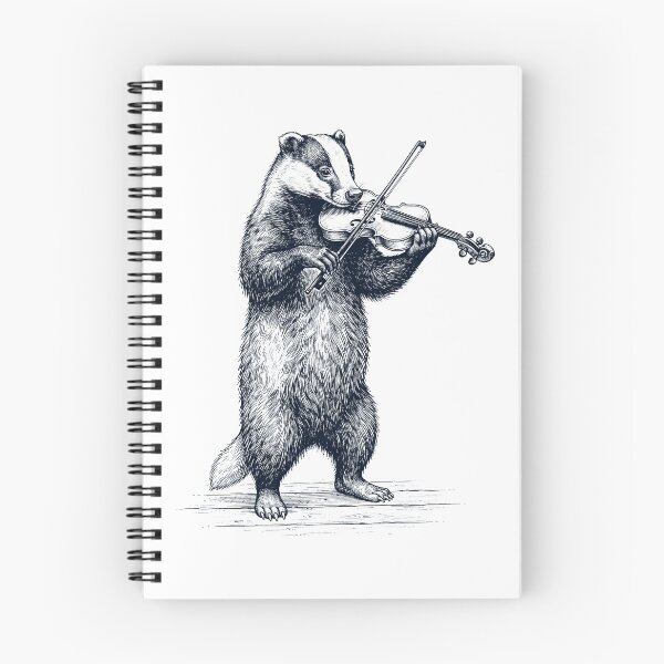 Item preview, Badger Playing Cello Player Animal Music Lover designed and sold by dian-rody-crest.