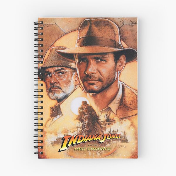 Aperçu de l'œuvre Affiche du film Indiana Jones et la Dernière Croisade créée et vendue par Lucy Goosy Art.
