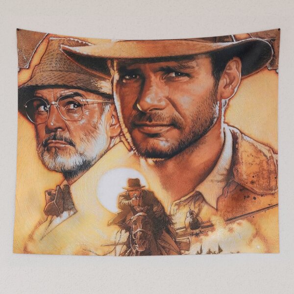 Item preview, Indiana Jones And The Last Crusade Movie Poster designed and sold by Lucy Goosy Art.