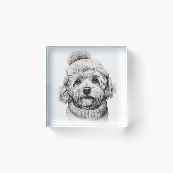Item preview, Sketch of Cute Dog Knitted designed and sold by KarioKagka403.