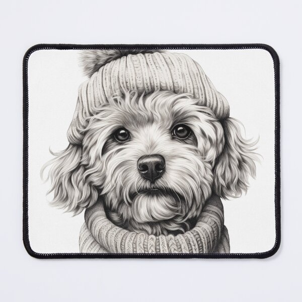Item preview, Sketch of Cute Dog Knitted designed and sold by KarioKagka403.