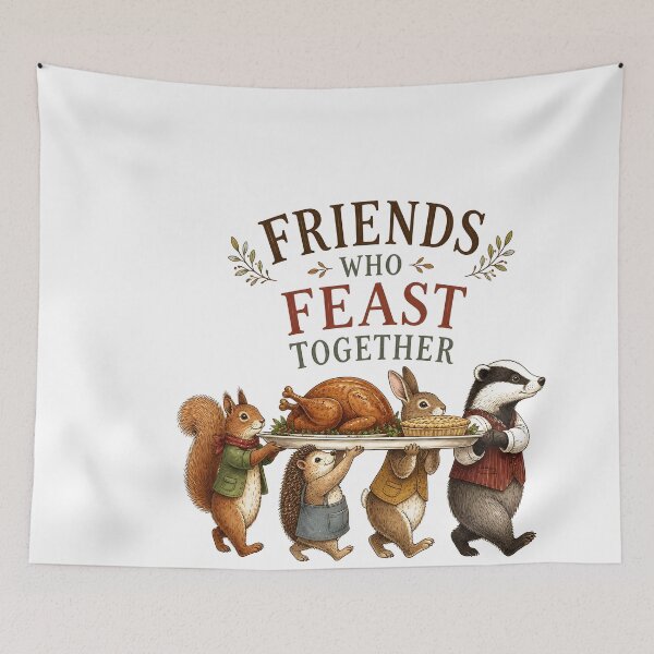 Item preview, Friends Feast Together Friendsgiving Gathering designed and sold by LiviuGligoros.