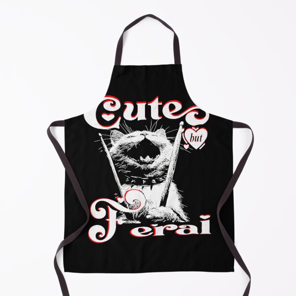 Item preview, Britishs Shorthair Cat Playing Drums Funny Drummer Punk Cute But Feral designed and sold by MathiasFuchs.