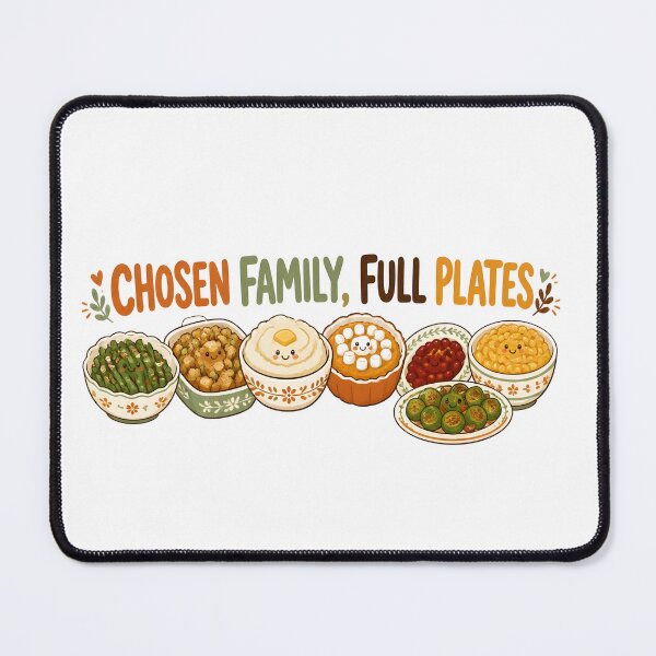 Item preview, Chosen Family Full Plates Heartfelt Friendsgiving designed and sold by LiviuGligoros.