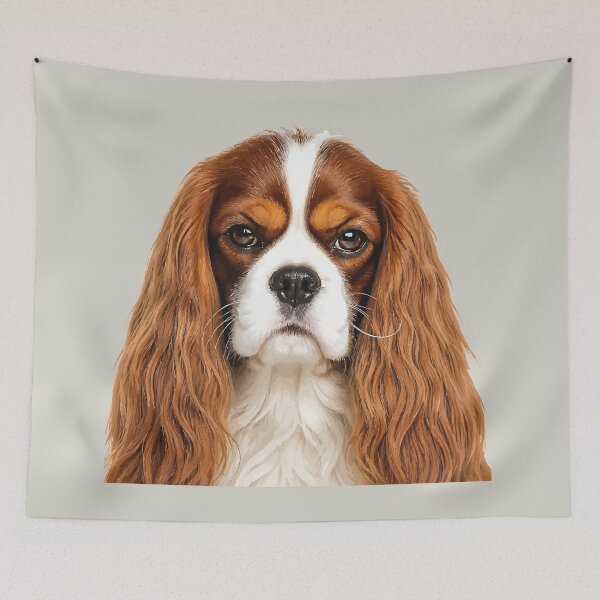 Item preview, CKCS Blenheim Chestnut-and-white designed and sold by taiche.