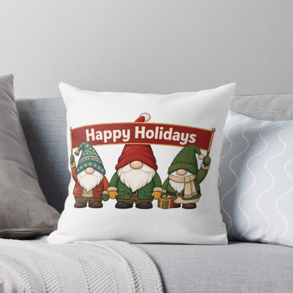 Item preview, Happy Holidays Gnomes designed and sold by susiecc.