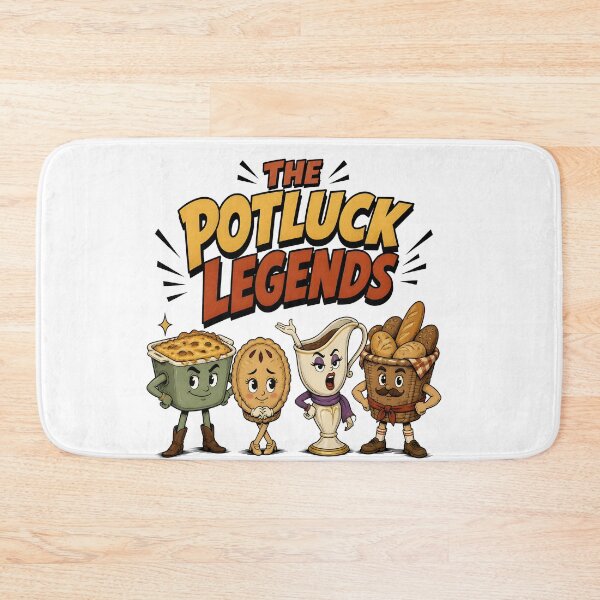 Item preview, The Potluck Legends Funny Friendsgiving Food Squad designed and sold by LiviuGligoros.
