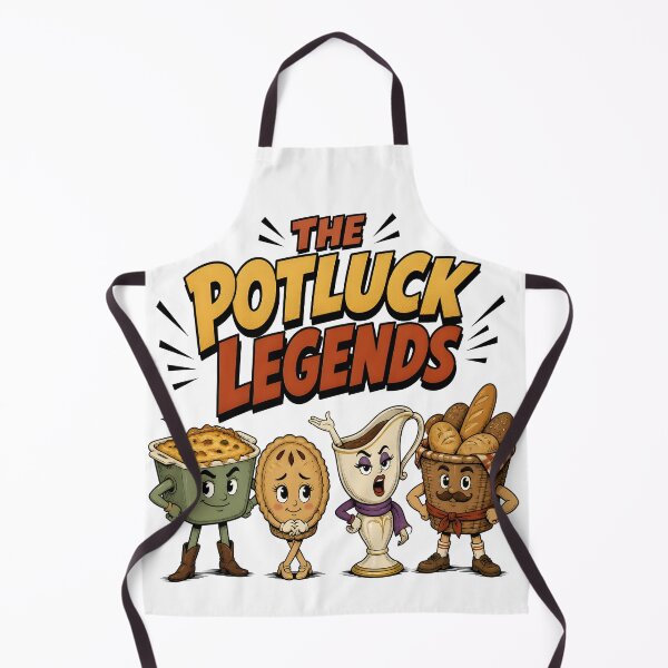 Item preview, The Potluck Legends Funny Friendsgiving Food Squad designed and sold by LiviuGligoros.