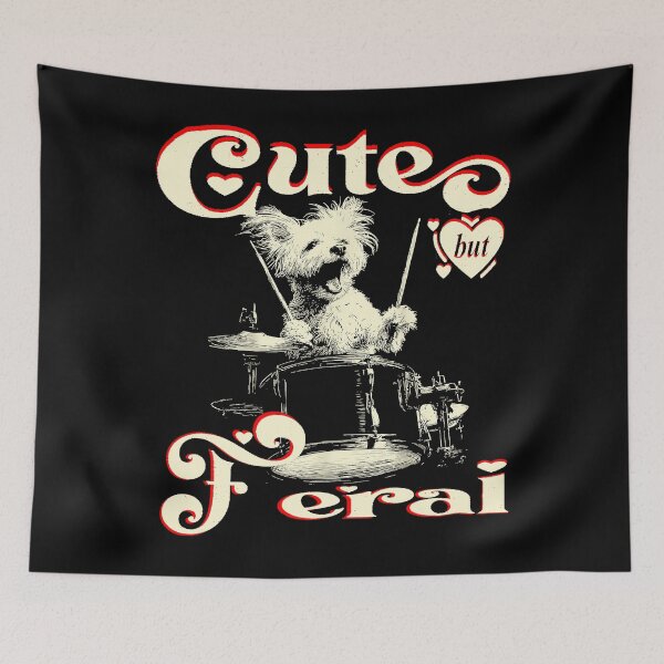 Item preview, Cute Maltese Playing Drums Funny Music Dog Cute But feral For Kids Men Women designed and sold by MathiasFuchs.