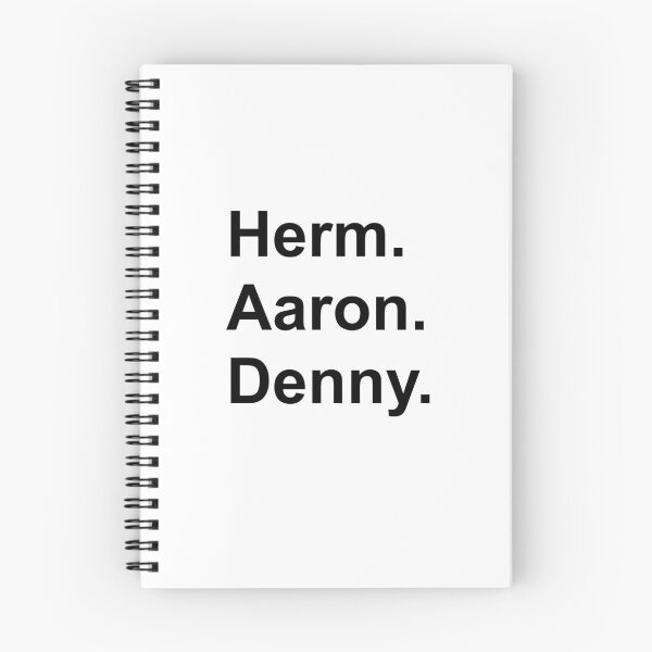 Item preview, Herm. Aaron. Denny.  designed and sold by Nesstitches.