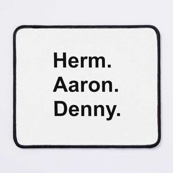 Item preview, Herm. Aaron. Denny.  designed and sold by Nesstitches.