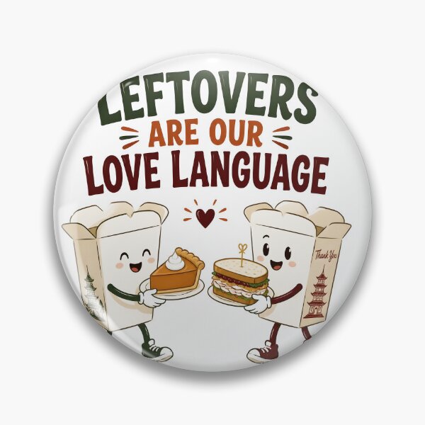Item preview, Leftovers Are Our Love Language Funny Foodie designed and sold by LiviuGligoros.
