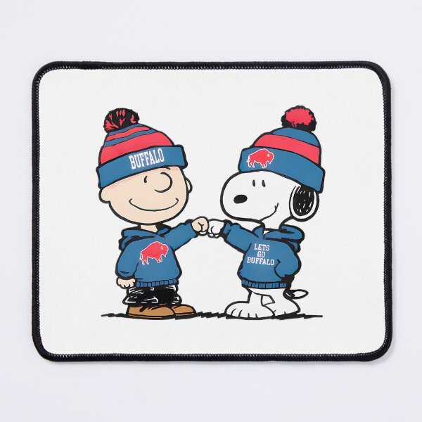 Item preview, Charlie Brown And Snoopy Nfl Buffalo Bills Football designed and sold by almeineed.