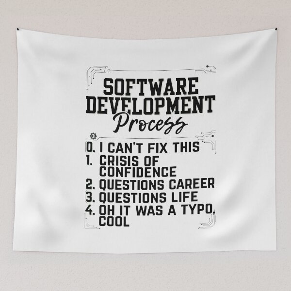 Item preview, Software Development Process Humor   designed and sold by Krypteiaxx.