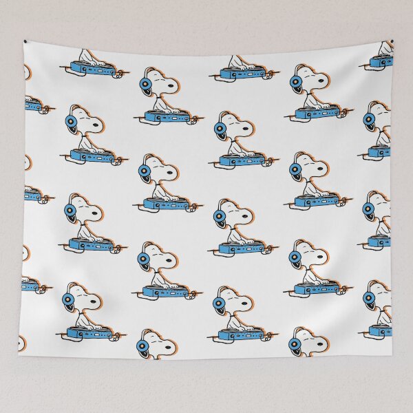 Item preview, Retro Peanuts Records Dj Snoopy Headphone designed and sold by harlotoreldela.