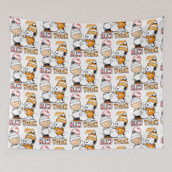 Item preview, Charlie Brown Snoopy Nyc Yankeess Knickss Fist Bump designed and sold by almeineed.