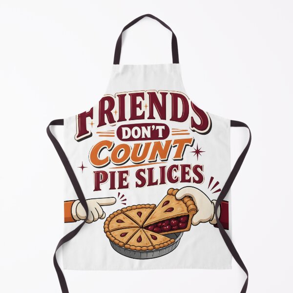 Item preview, Friends Don't Count Pie Slices Funny Friendsgiving designed and sold by LiviuGligoros.