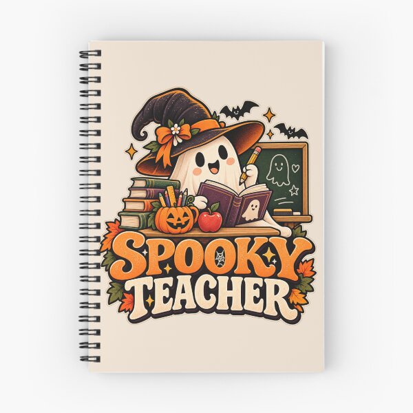 Item preview, Spooky Teacher Halloween Ghost Cute Classroom Design designed and sold by Stikaro.