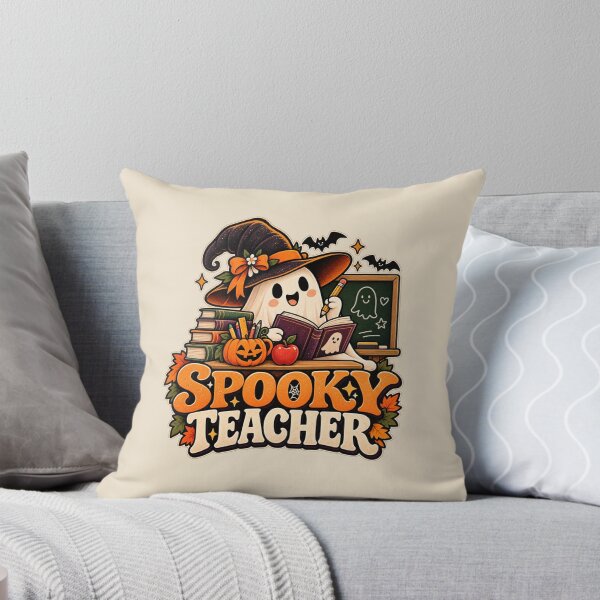 Item preview, Spooky Teacher Halloween Ghost Cute Classroom Design designed and sold by Stikaro.