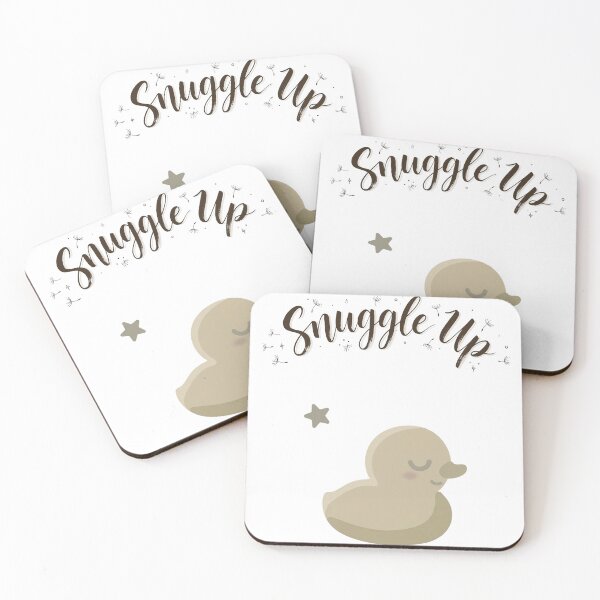 Item preview, Snuggle Up Cute Duckling with Star Hand Lettered designed and sold by FreshmanJ.