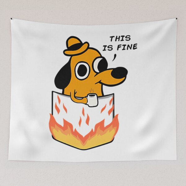 Item preview, This Is Fine designed and sold by consong67.