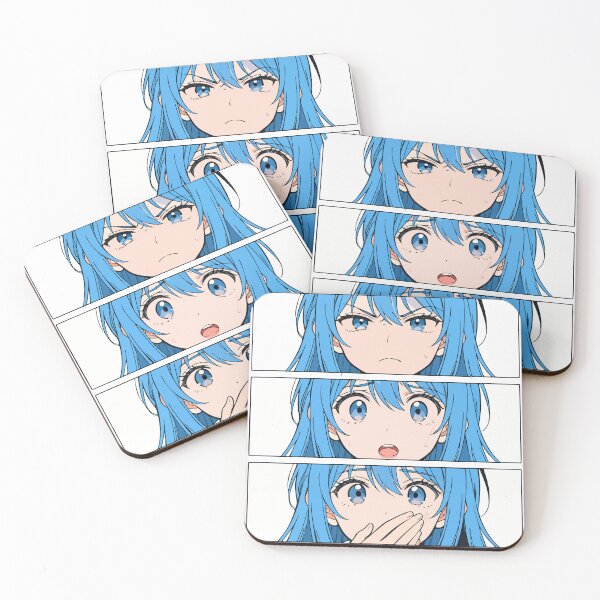 Item preview, Three Emotional Expressions of Anime Girl designed and sold by SHEALABUNNY.