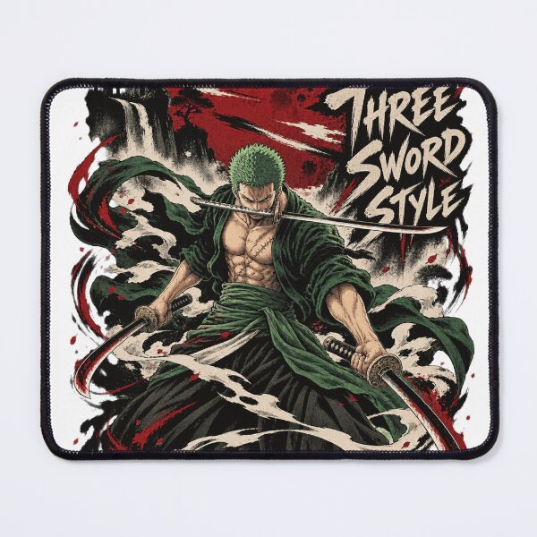 Item preview, Zoro Three Sword Style One Piece Anime Design designed and sold by Senpai Studio.