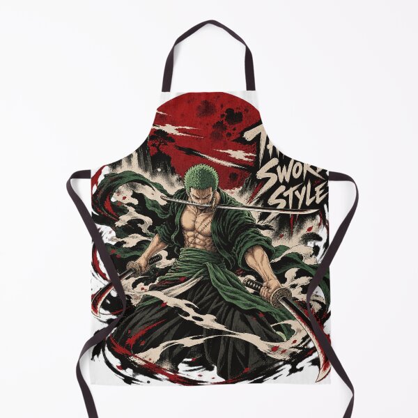 Item preview, Zoro Three Sword Style One Piece Anime Design designed and sold by Senpai Studio.