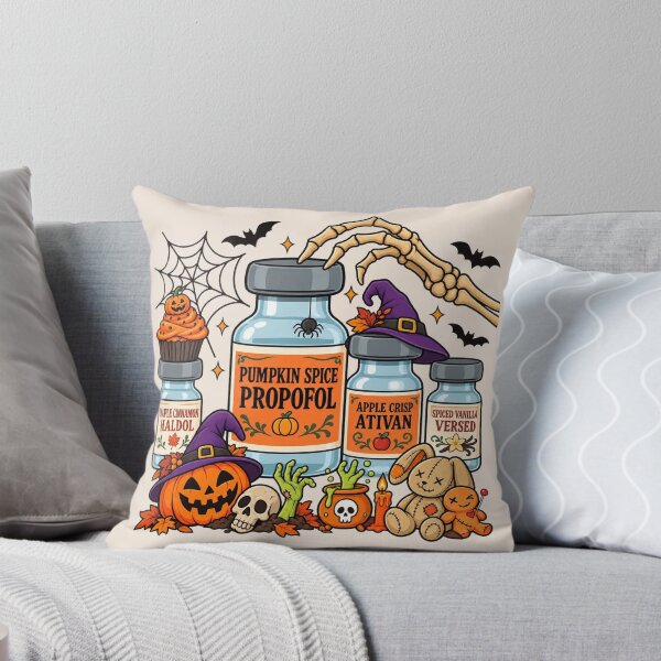 Item preview, Pumpkin Spice Propofol, Funny Anesthesia Halloween, CRNA Nurse Humor, Spooky Anesthesiology, Healthcare Worker Gift designed and sold by Quiajia.
