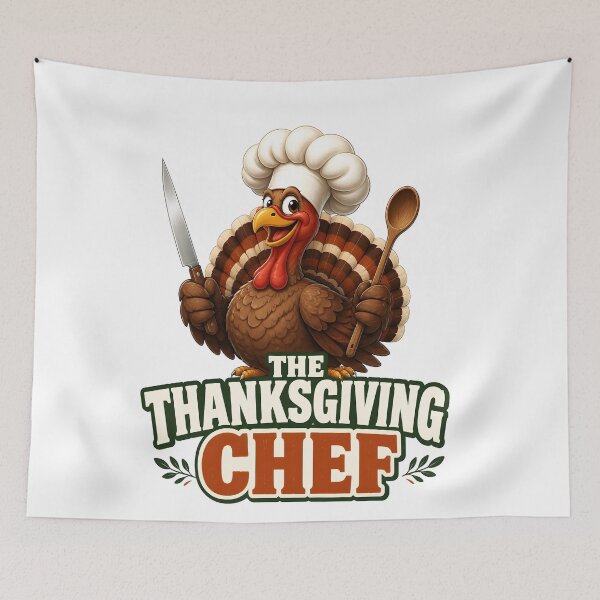 Item preview, The Thanksgiving Chef Head Cook Holiday Kitchen designed and sold by BernoNickel.