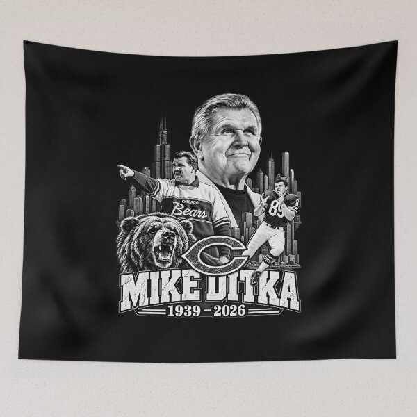 Artikelvorschau, Mike-Ditka-Gedenkstätte entworfen und verkauft von DogWorldArt.