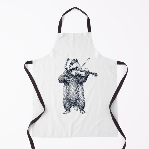 Item preview, Tejón tocando el violín Amante de la música animal designed and sold by dian-rody-crest.