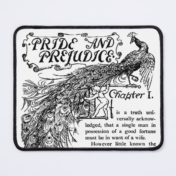 Item preview, Pride and Prejudice Book Page designed and sold by MissMuddyPuddle.