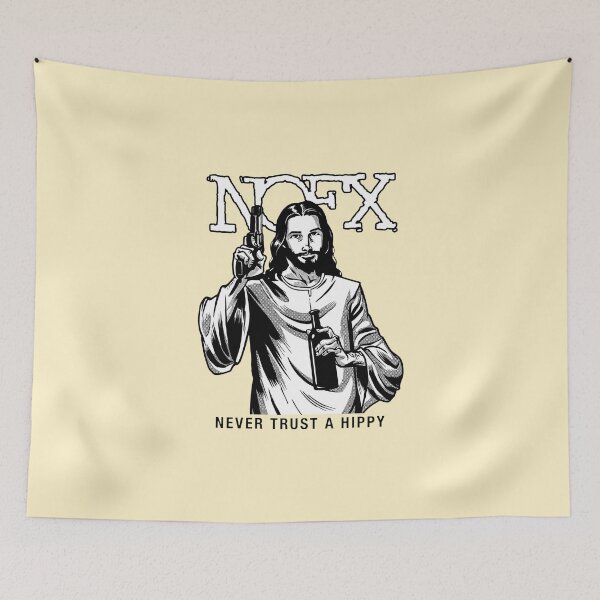 Item preview, Never Trust A Hippie Punk Rocker designed and sold by lavernemcdonald.