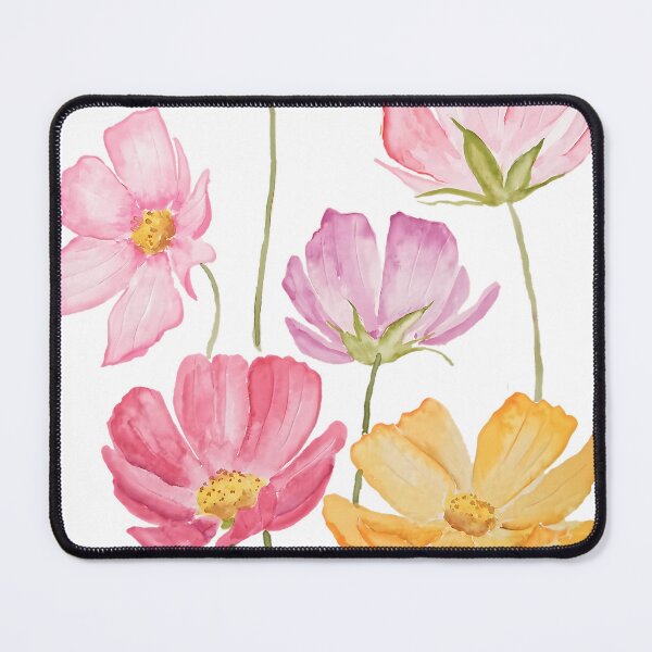 Item preview, Hand Painted Colorful Cosmos Flowers designed and sold by DreylaryAylima.