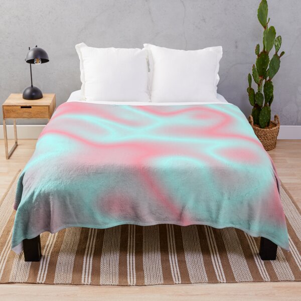 Item preview, Pastel Pink and Teal Liquid Marble designed and sold by formularenii.